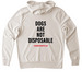 BAN BREEDING - SALLY, a White Sand Allmade Organic French Terry Pullover Hoodie (back-view)