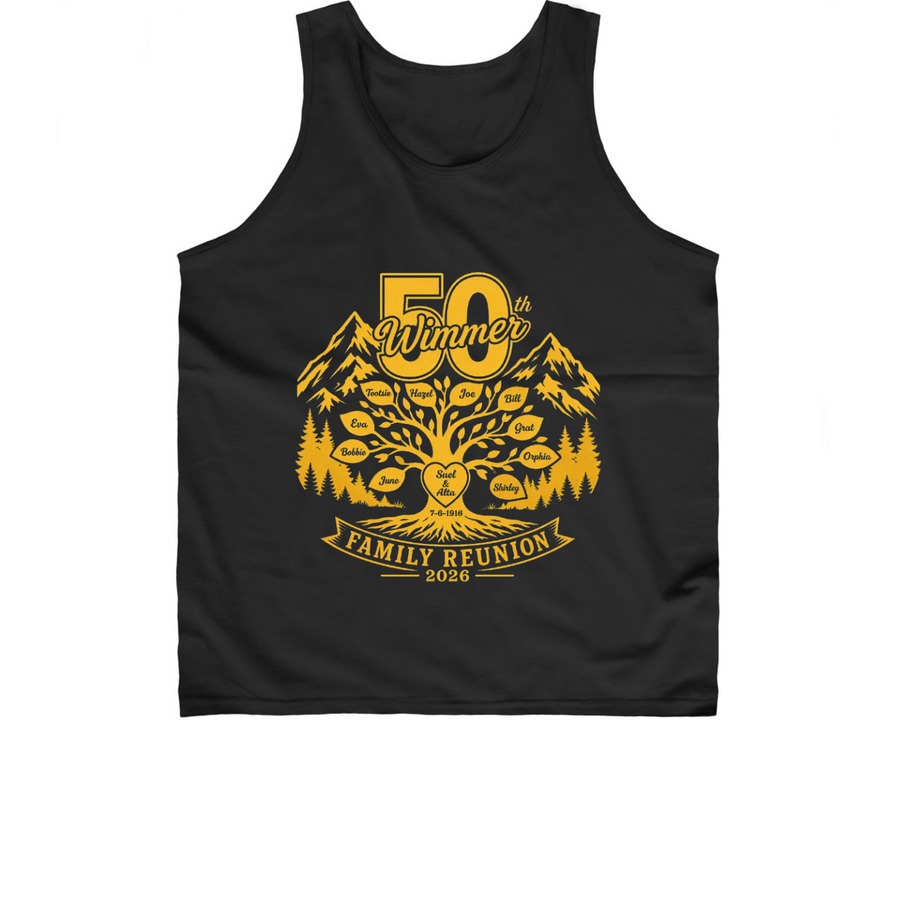 Adult Tank, a Black Classic Unisex Tank Top