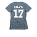 Team18Cats17, a Indigo Women's Slim Fit Tee (back-view)