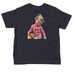 Addie Maeve's Dream Team, a Navy Toddler Tee (back-view)
