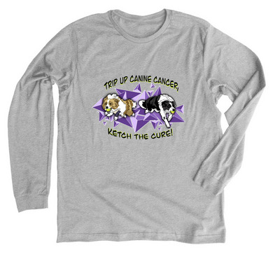 Ketch the Cure, a Athletic Heather Premium Long Sleeve Tee