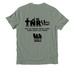 TNR Heroes, a Matcha Green Allmade Organic Cotton Unisex Tee (back-view)