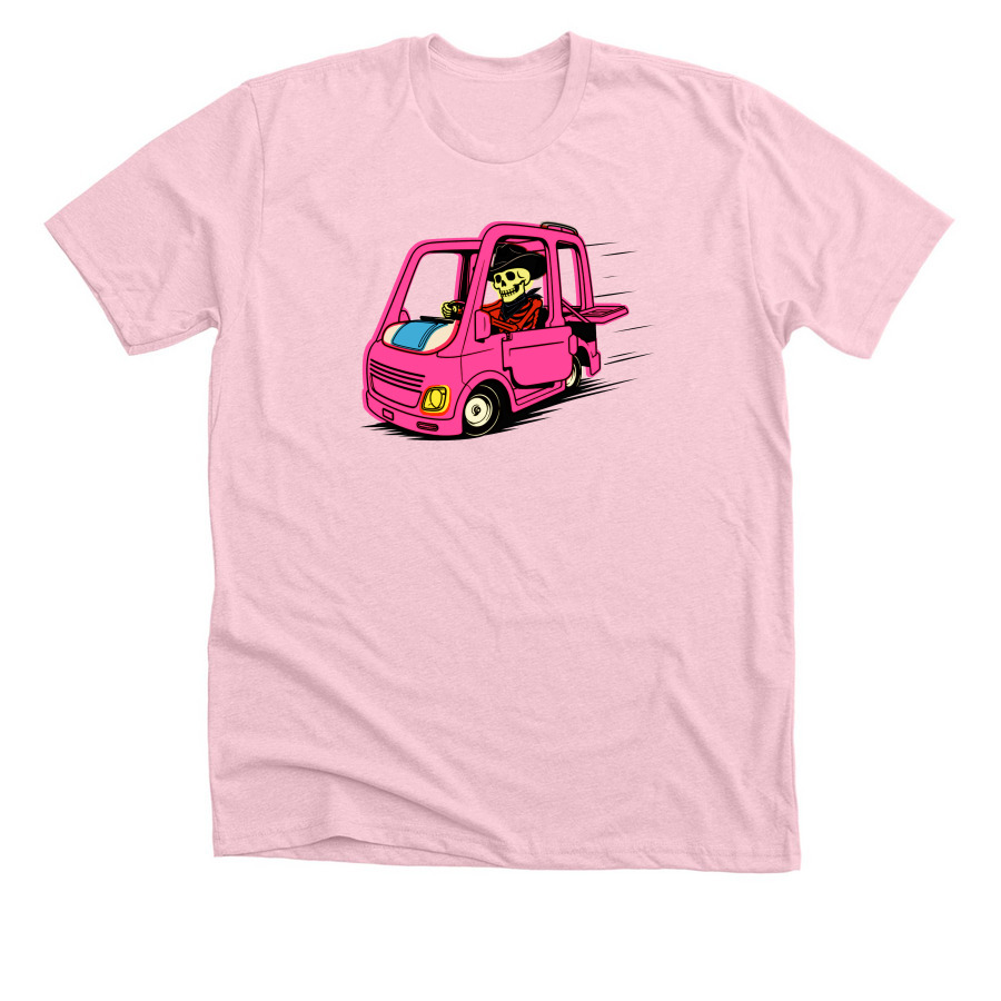 RIDIN' DIRTY - ATLANTA, a Heather Pink Premium Unisex Tee