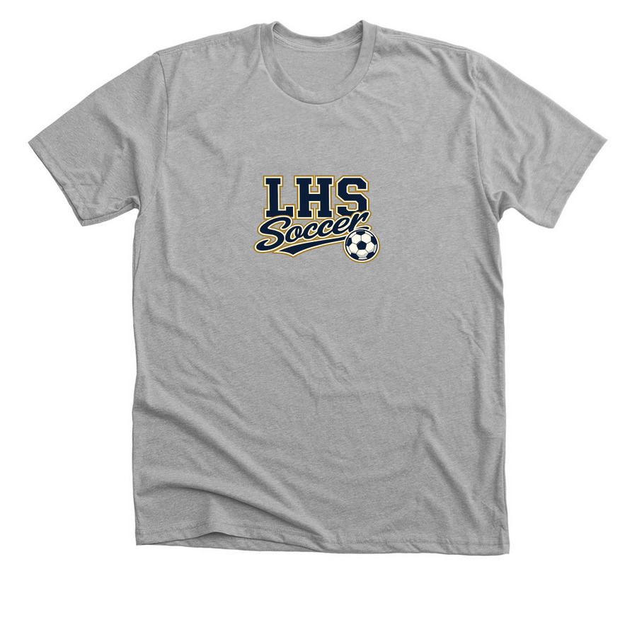 LHS Soccer&nbsp;, a Athletic Heather Premium Unisex Tee