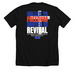 SonRise LIMITED TIME Red White Blue, a Solid Black Blend Premium Unisex Tee (back-view)