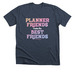 KAD Wear - Planner Friends, a Heather Midnight Navy Premium Unisex Tee