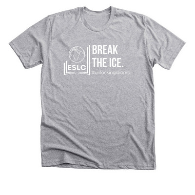 Break the ice.&nbsp;, a Athletic Heather Premium Unisex Tee