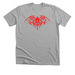 Band logo tee, a Athletic Heather Premium Unisex Tee