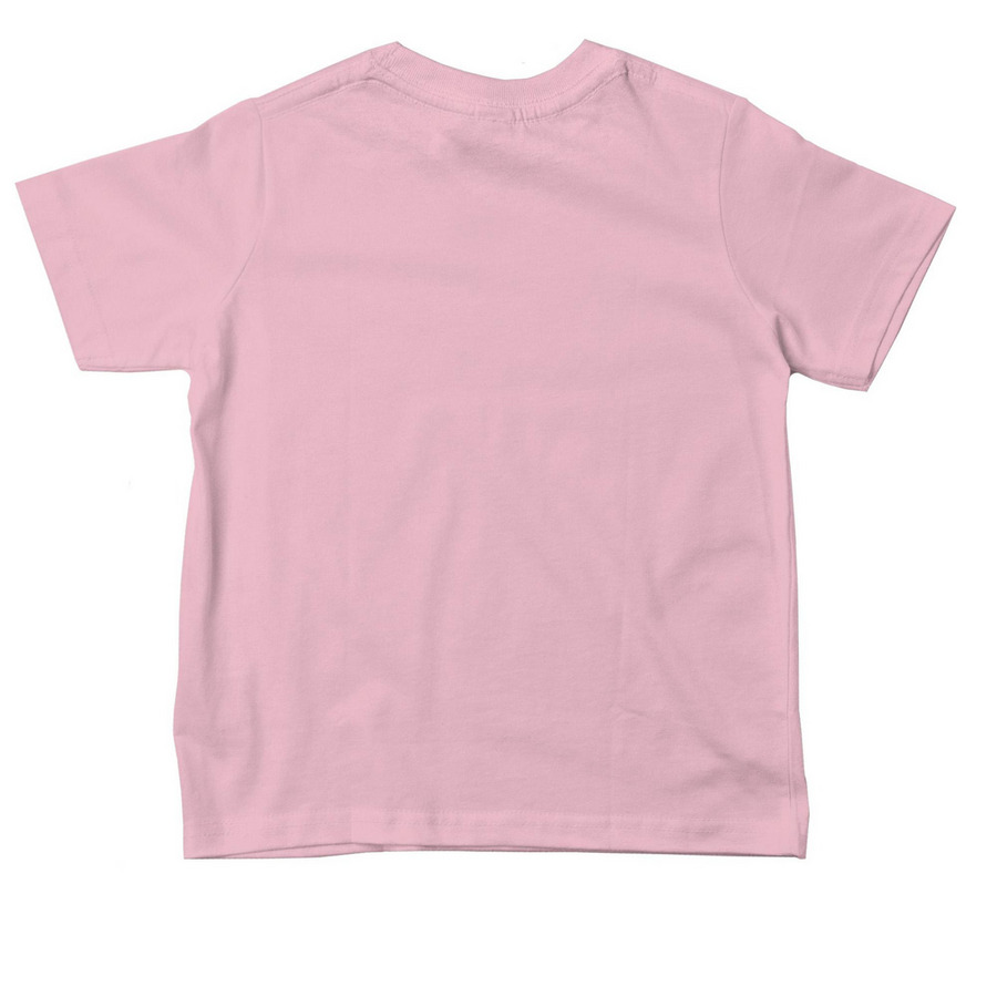 Girls Submarine Spotter, a Pink Toddler Tee (back-view)