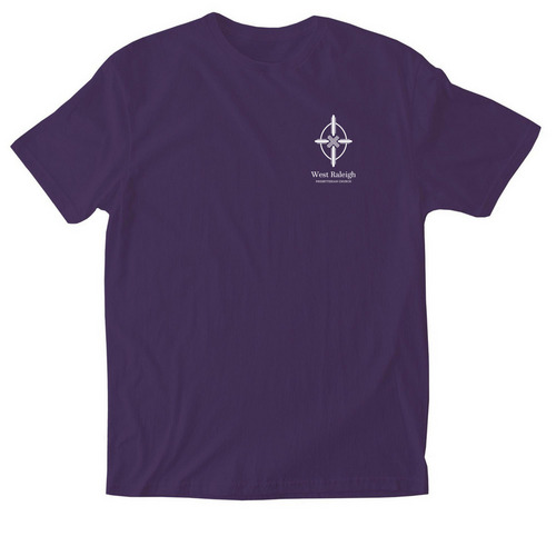 Music & the Arts, a Purple Softstyle Cotton Tee