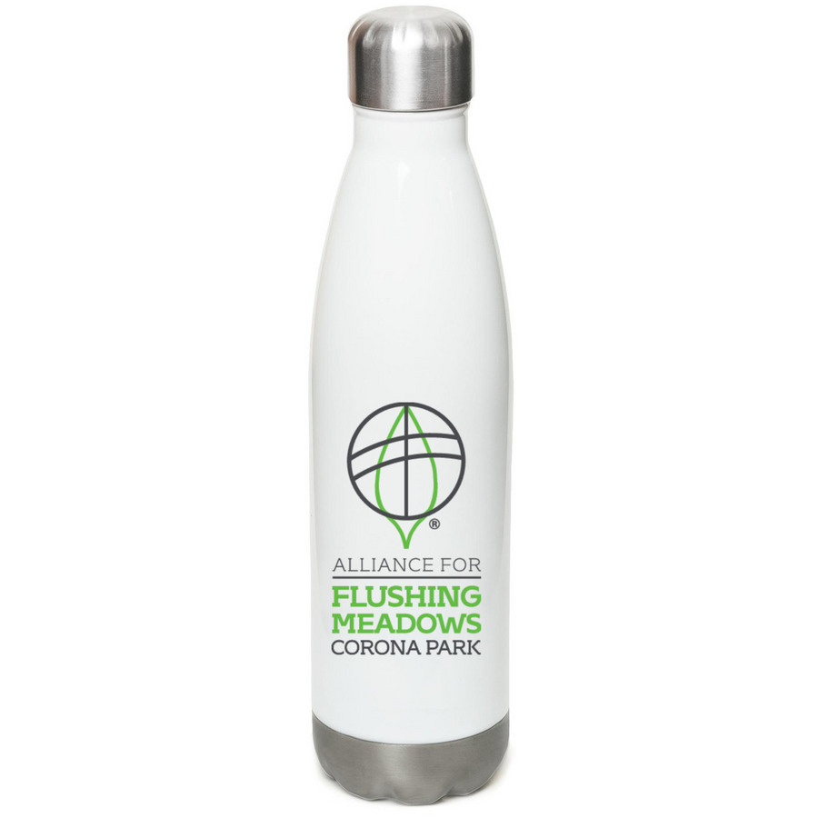 Stay hydrated, a White Stainless Steel Water Bottle