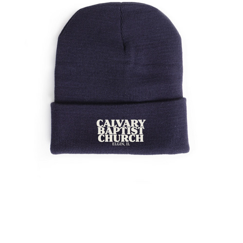 CBC Beanie, a Navy Cuffed Beanie