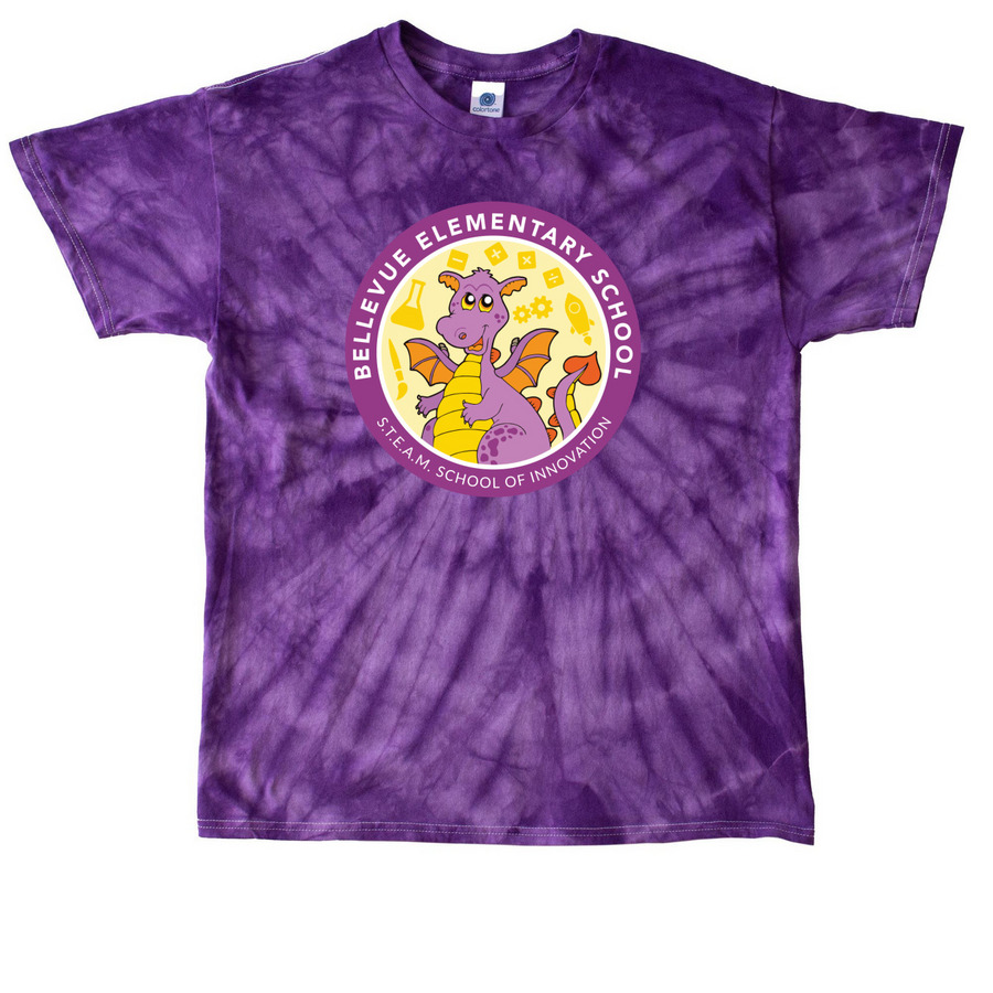 Dragons Tees + Hoodie, a Purple Classic Tie Dye Tee