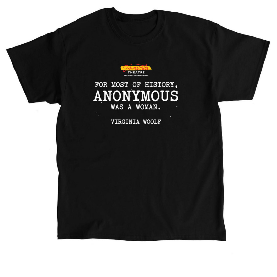 Anonymous Women Tee, a Black Classic Unisex Tee
