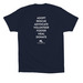 Pets In Need ? General ? Core Collection, a Navy Premium Cotton Tee (back-view)
