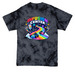 Halloween 2026, a Black Crystal Tie Dye Tee