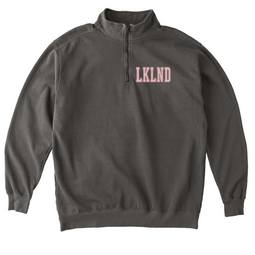 LKLND, a Pepper Comfort Colors Quarter Zip Pullover