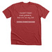 On My List t-shirt, a Heather Canvas Red Premium Unisex Tee