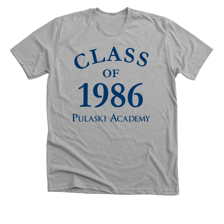 CLASS OF 86, a Athletic Heather Premium Unisex Tee