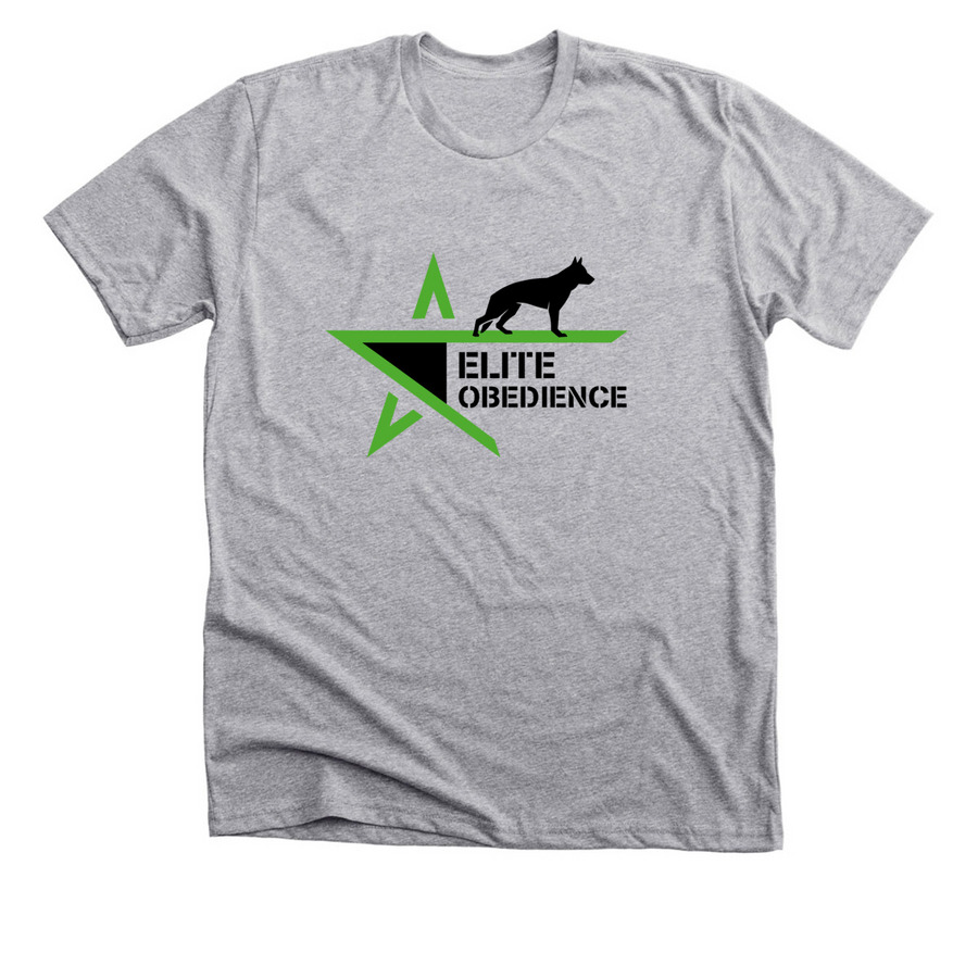 Full Color Logo, a Athletic Heather Premium Unisex Tee