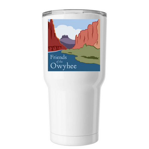 FOTO Tumbler, a White Insulated Tumbler