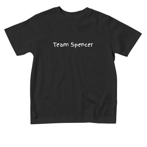 Toddler Friends- Team Spencer!, a Black Toddler Tee