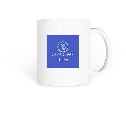 Holler Mug, a White Coffee Mug