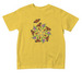 Monarch Mandala Toddler Tee, a Yellow Toddler Tee