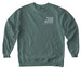 She Paints Me Blue, a Blue Spruce Comfort Colors Crewneck Sweatshirt