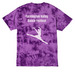 Farmington Valley Dance Festival, a Purple Crystal Tie Dye Tee (back-view)