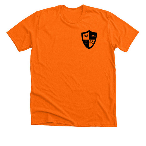 U10B Johnston/Johnston, a Neon Orange Premium Unisex Tee