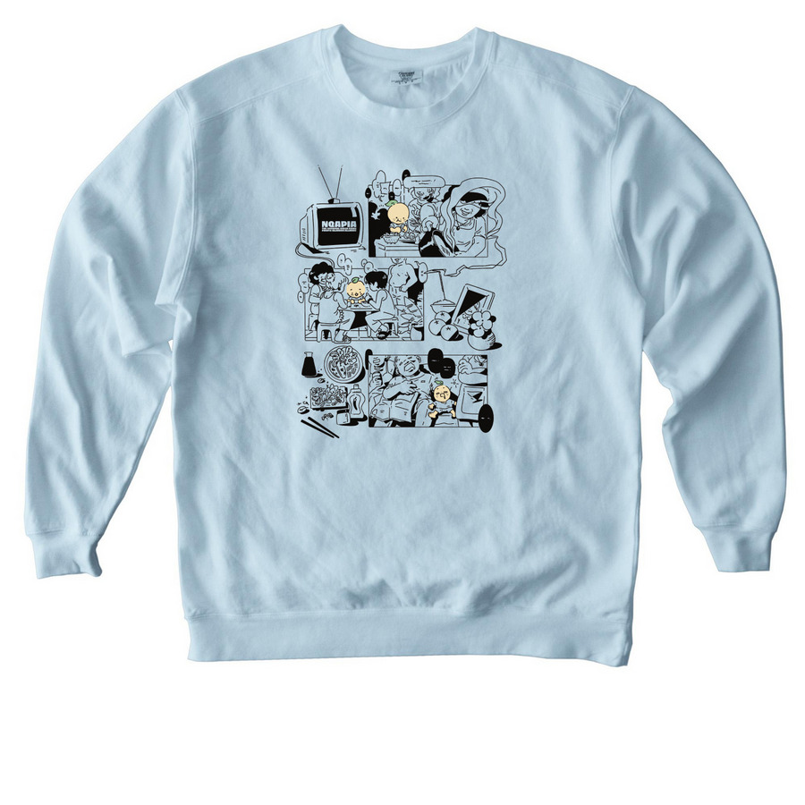 For the Aunties: Chanh Journey, a Chambray Comfort Colors Crewneck Sweatshirt