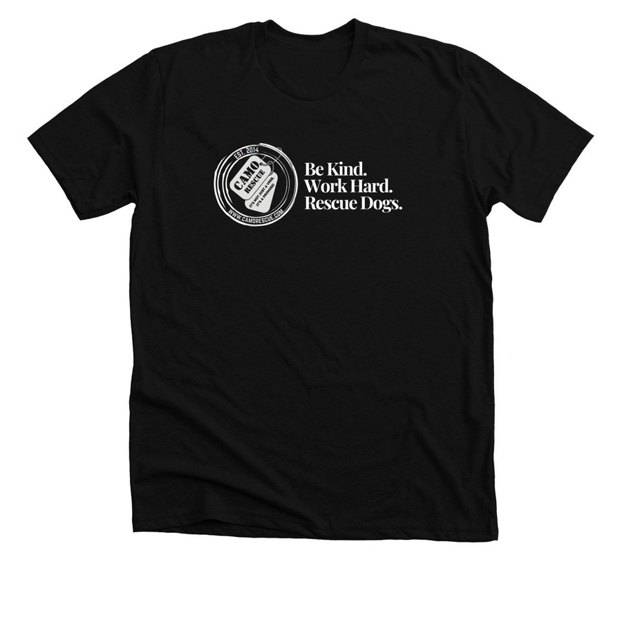 Be Kind, a Solid Black Blend Premium Unisex Tee
