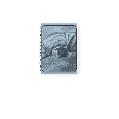DDB Journal, a White Spiral Notebook