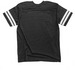 Klein, TX - White Logo Football Tee, a Vintage Smoke / White Football Jersey Tee (back-view)