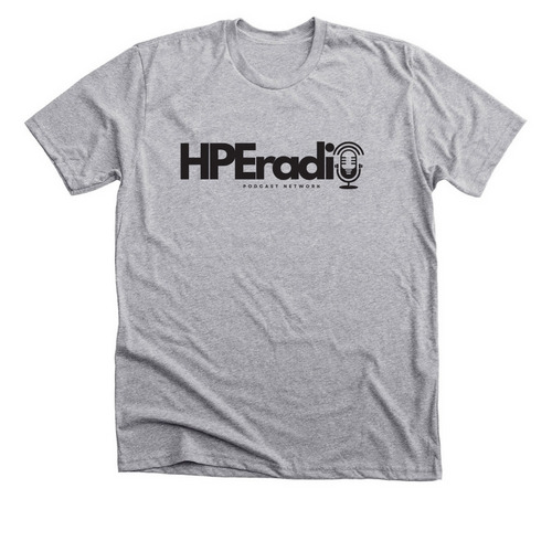 HPEradio Logo Shirts, a Athletic Heather Premium Unisex Tee