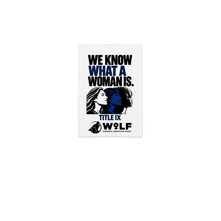 Title IX Yard Flag&nbsp;, a White 12" x 18" Yard Flag