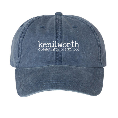 KCP, a Navy Printed Pigment Dye Baseball Cap