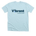 Vibrant Apparel, a Heather Ice Blue Premium Unisex Tee