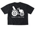 Emmet's Fan Club T1D 2026, a Black Comfort Colors Boxy Tee (back-view)