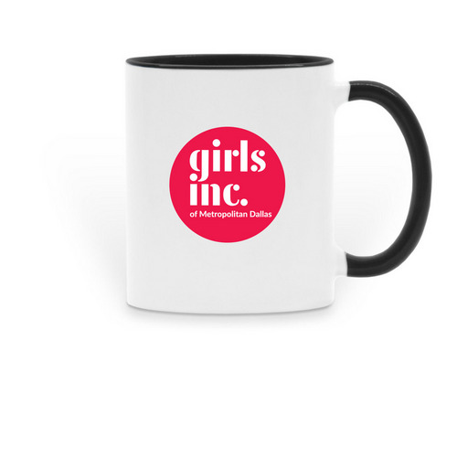 Strong. Smart. Bold. Two Tone Mug, a Black Two-Tone Ceramic Mug