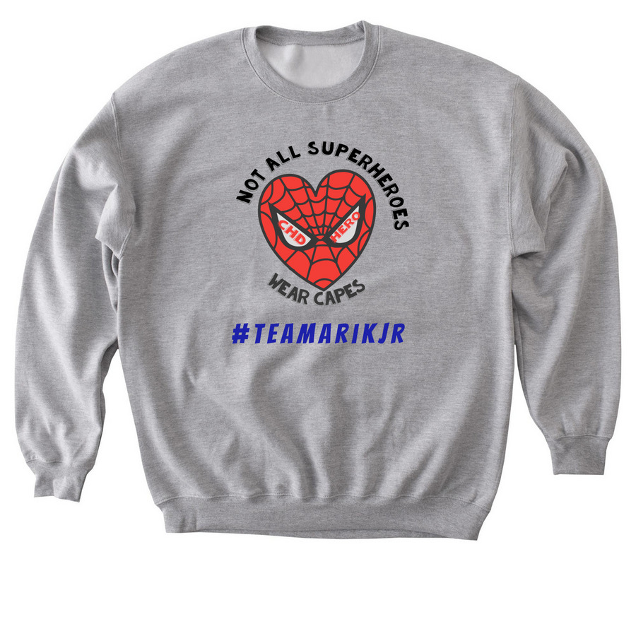 Team Arik Jr, a Sport Grey Softstyle Crewneck Sweatshirt