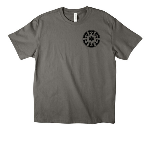 Mountain Declination, a Asphalt Unisex Heavyweight Tee