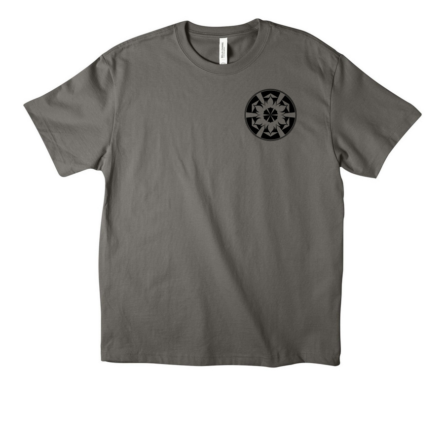 Mountain Declination, a Asphalt Unisex Heavyweight Tee