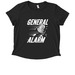 Dark color Shirt, a Deep Black Allmade Eco Triblend Women?s Scoop Neck Tee