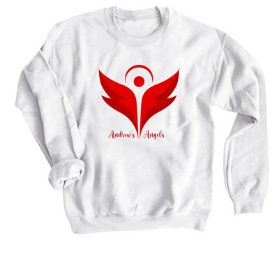 Andrew's Faves, a White Crewneck Sweatshirt
