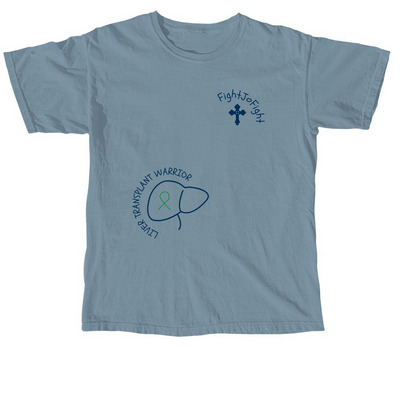 COTA For JoJo, a Ice Blue Comfort Colors Unisex Tee