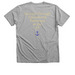 Basic Logo Front/Words + Anchor on back, a Athletic Heather Premium V-Neck Tee (back-view)