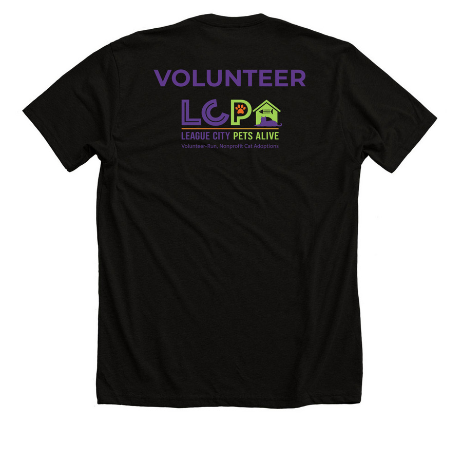 Nothin' Butt Cats Apparel, a Solid Black Blend Premium Unisex Tee (back-view)