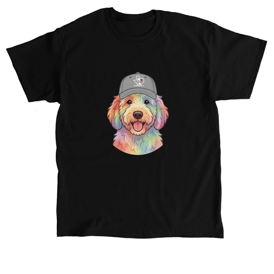 Colorful Doodle Tee, a Black Classic Unisex Tee